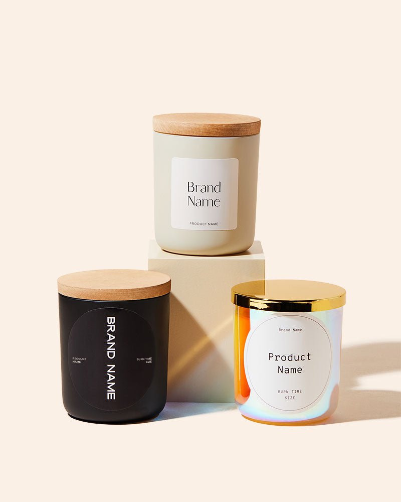 12oz aura private label candle - Finanzasymercado