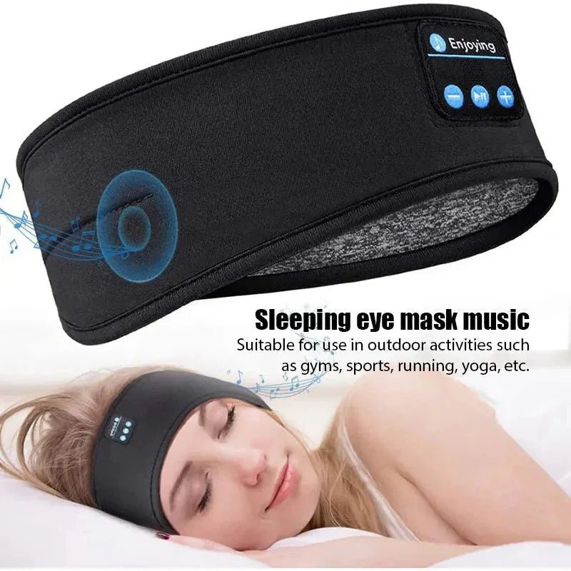 Bluetooth Sleep Headband – Wireless Headphones, Built-In Speakers, Comfortable Fabric, 10-Hour Battery Life - Finanzasymercado