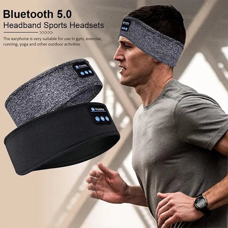 Bluetooth Sleep Headband – Wireless Headphones, Built-In Speakers, Comfortable Fabric, 10-Hour Battery Life - Finanzasymercado