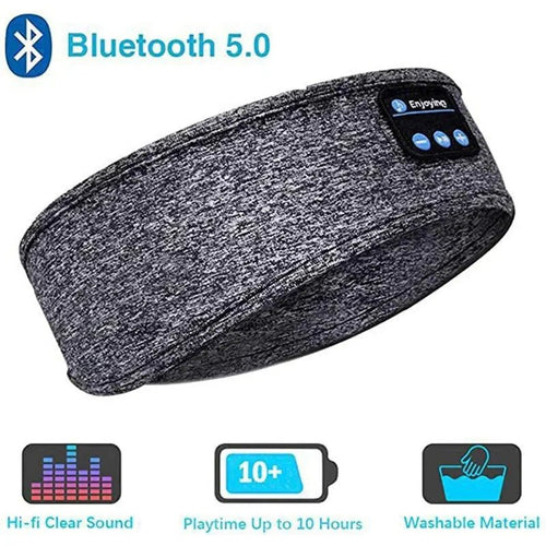 Bluetooth Sleep Headband – Wireless Headphones, Built-In Speakers, Comfortable Fabric, 10-Hour Battery Life - Finanzasymercado