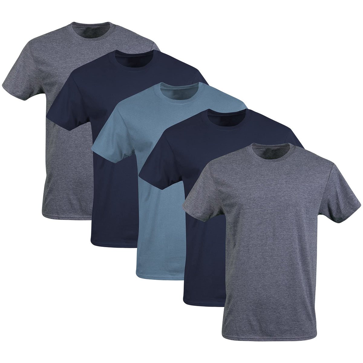 Gildan Men's Crew T-Shirts, Multipack, Style G1100 - Finanzasymercado