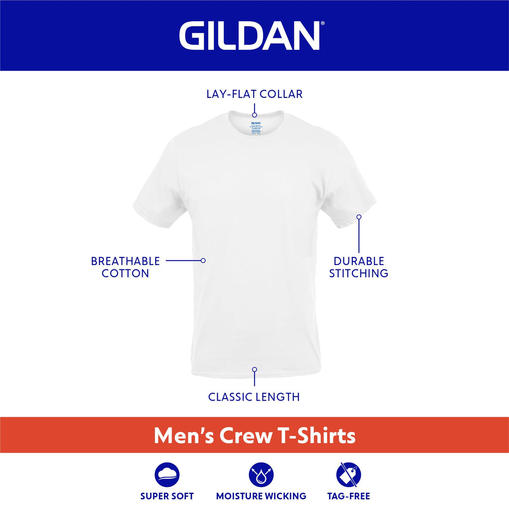 Gildan Men's Crew T-Shirts, Multipack, Style G1100 - Finanzasymercado