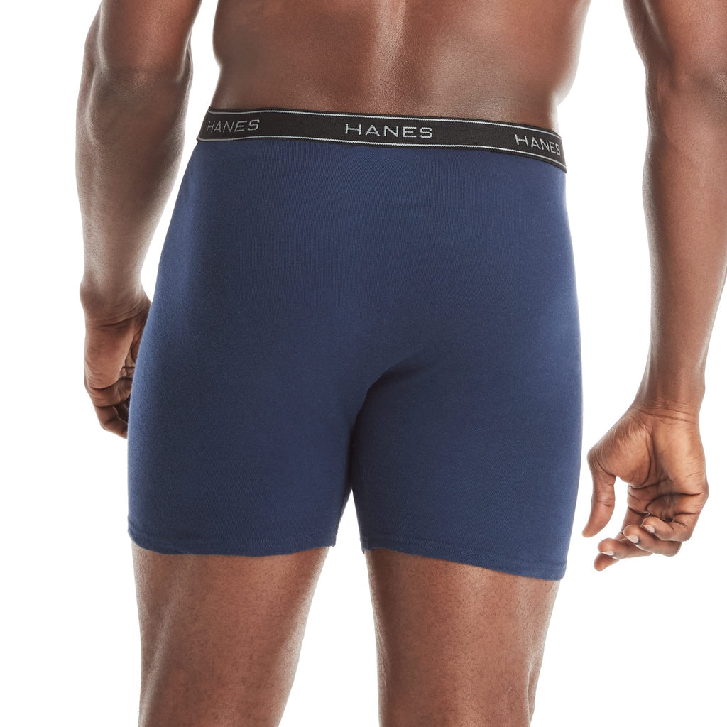 Hanes mens Underwear Boxer Briefs Pack, Cool & Breathable Cotton Moisture-wicking Underwear for Men, No Ride Up - Finanzasymercado