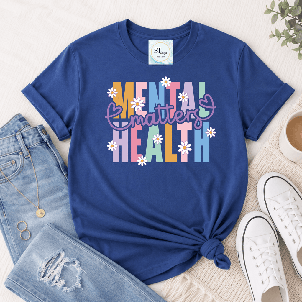 Mental Health Matters Daisy Graphic Tee - Finanzasymercado