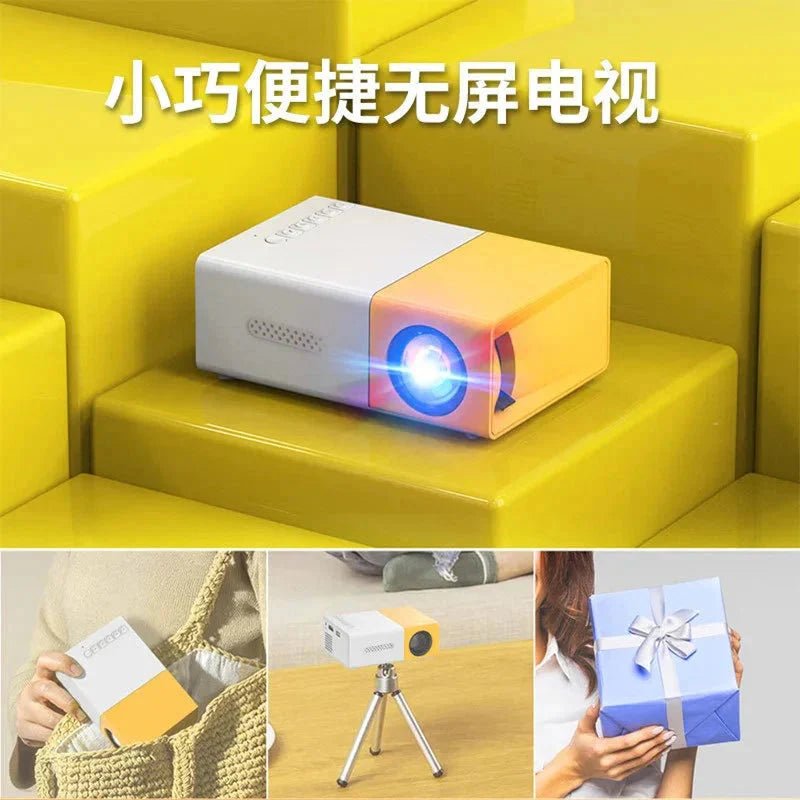 Mini Projector – 1080P Full HD Support, Portable LED Projector, 4K Video Playback, Multiple Connectivity Options - Finanzasymercado