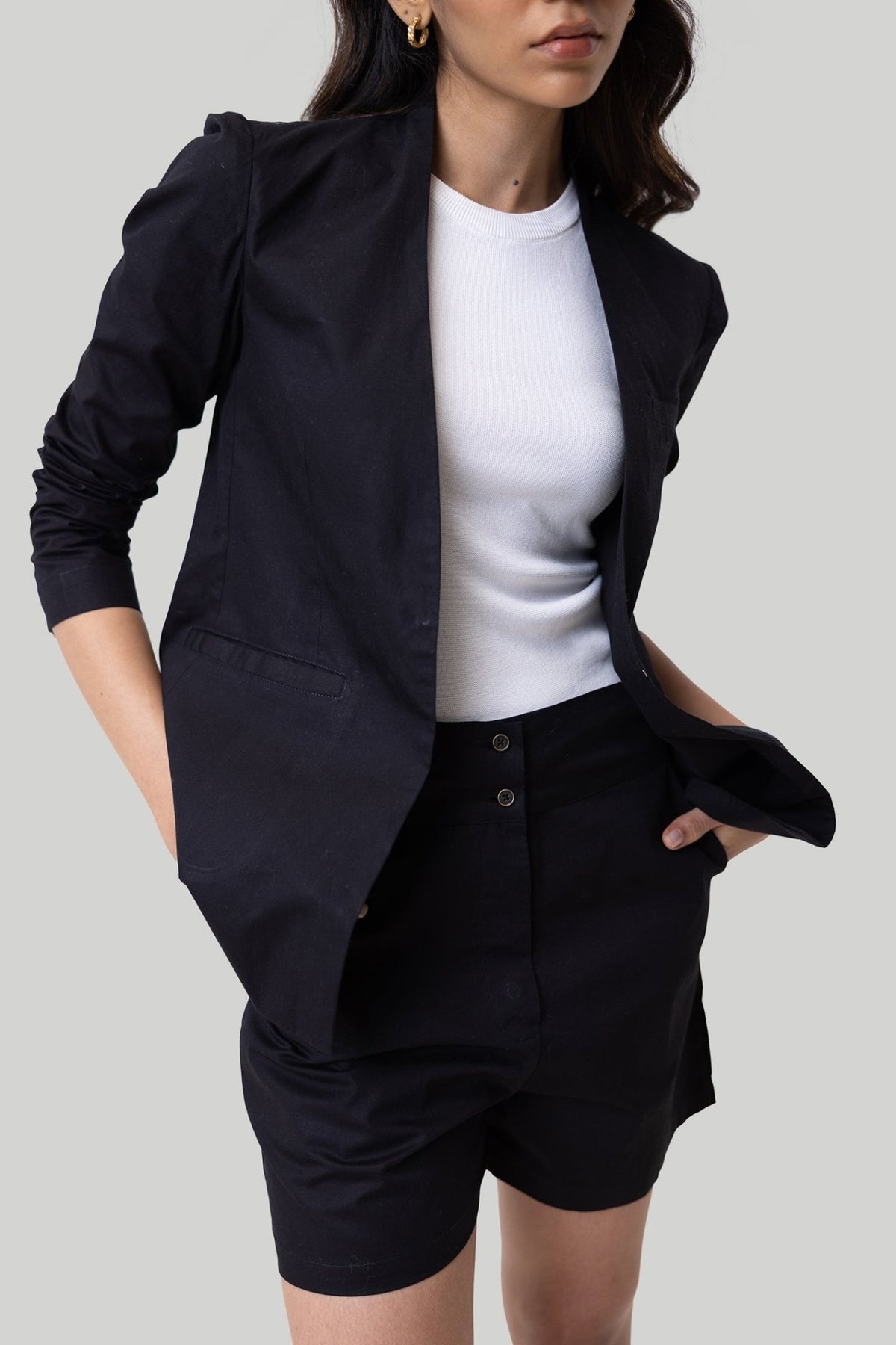 Summer Heat Blazer in Black - Finanzasymercado